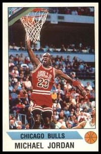 1990-91 Panini Stickers 91 Michael Jordan